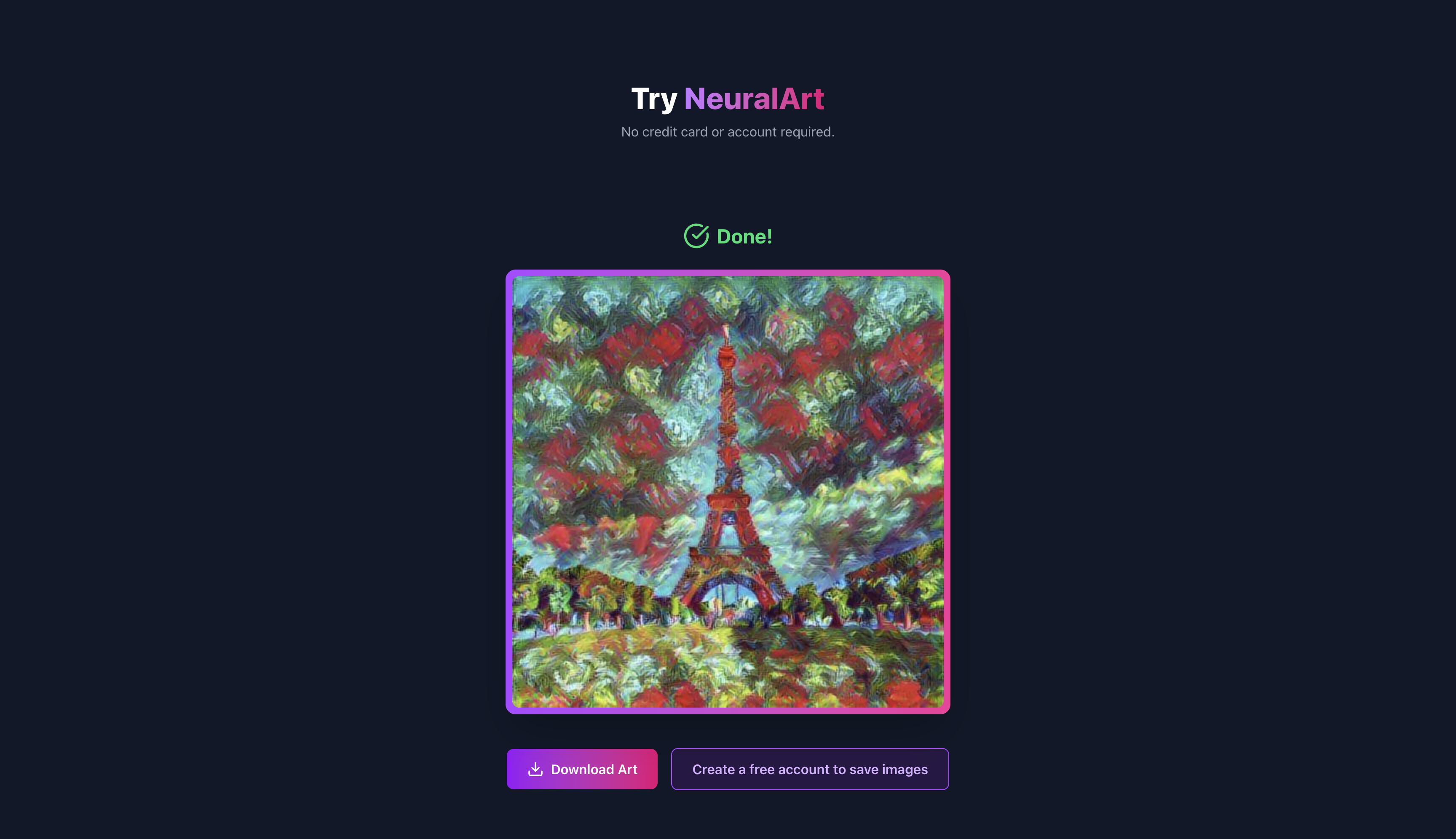 NeuralArt screenshot 3